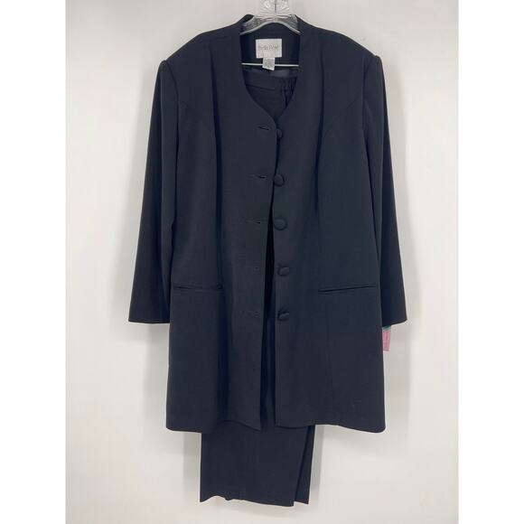 Bella Rene Collection Black Blazer and Pants Suit Women's 22 NEW
